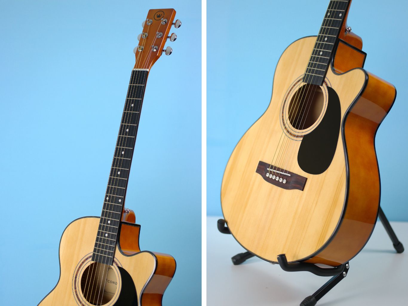 Condorwood Baltia 40 N akustinės gitaros galinė dalis
